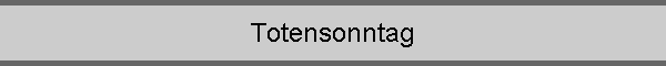 Totensonntag